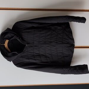 Lululemon Push Your Pace Jacket 12 Quilted Convertible Black